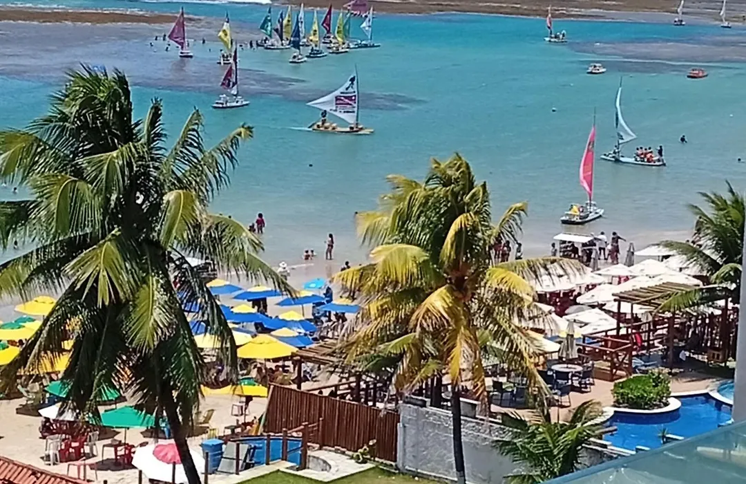 Flat Vista Mar Deslumbrante no coração de Porto de Galinhas-1